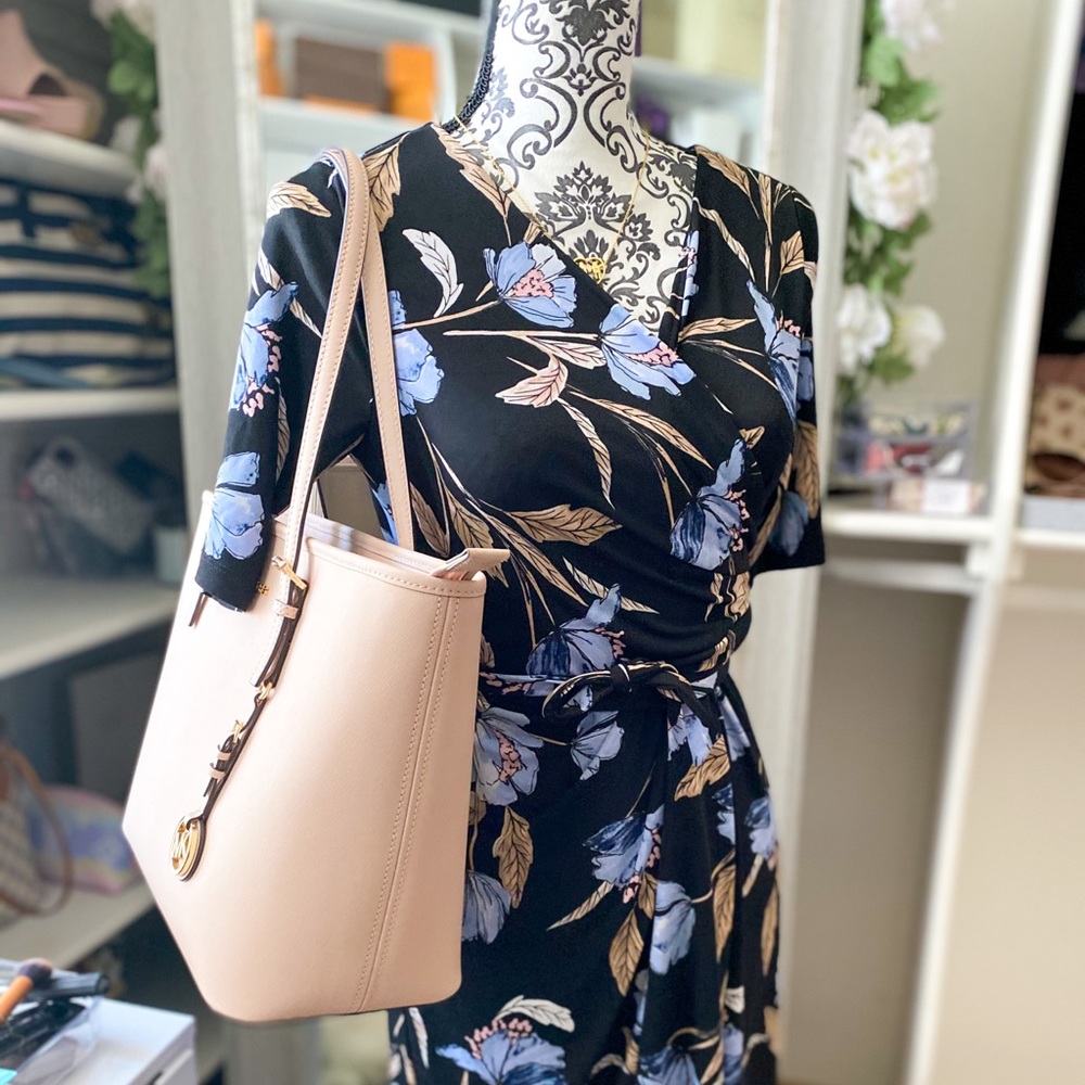 Black &Blue Maternity Wrap Dress | Motherhood